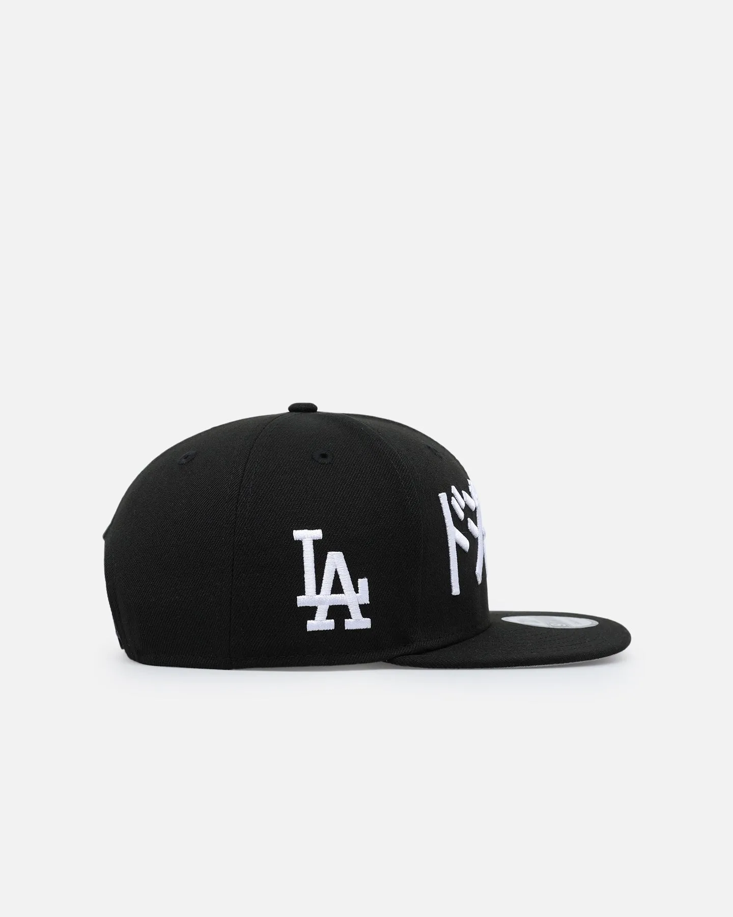 応援グッズ Men's Los Angeles Dodgers New Era Black New Era Los Angeles Dodgers 'Japan Pack' Kanji 9FIFTY