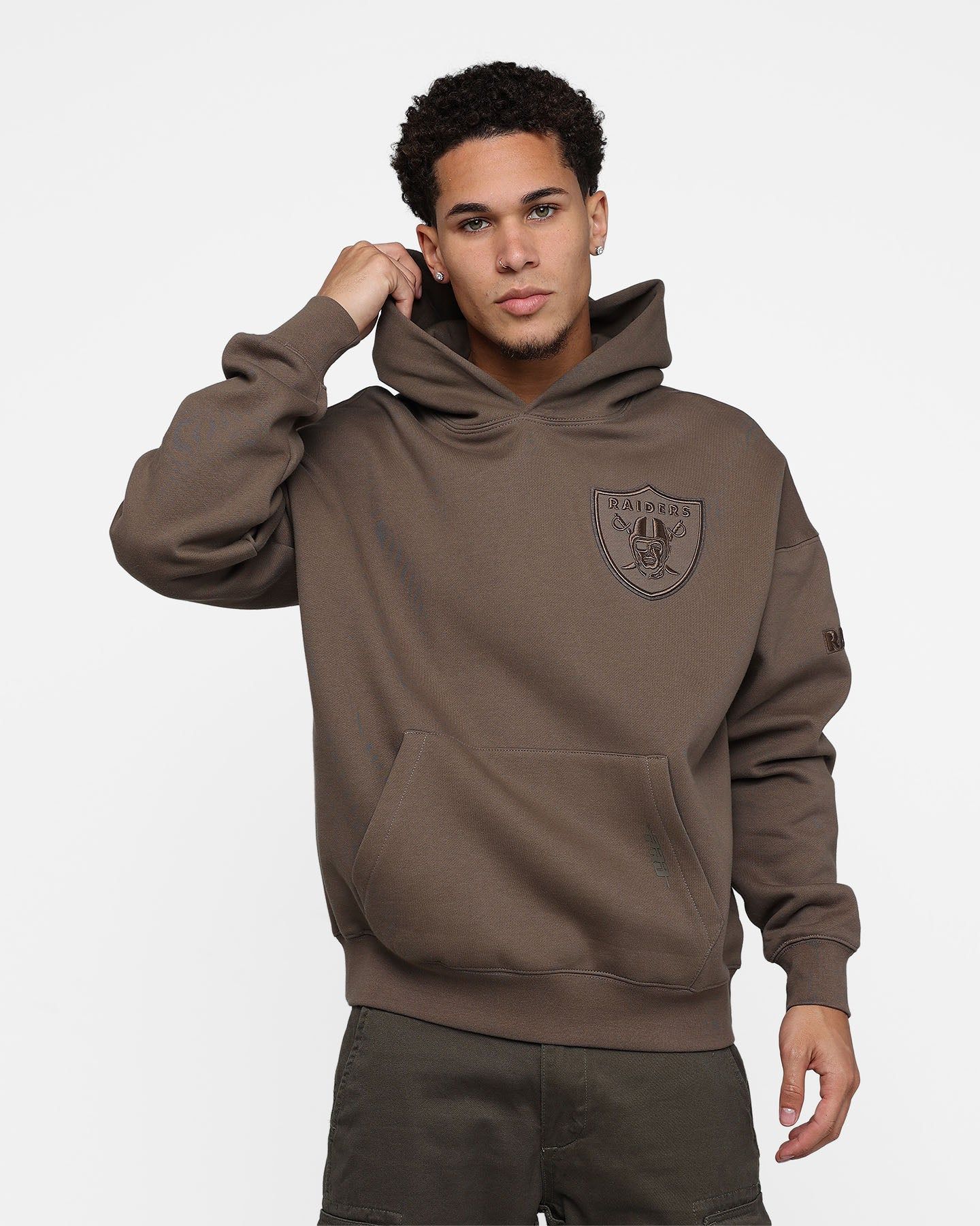 Pro Standard Las Vegas Raiders Neutral Hoodie Dark Taupe sold by Culture Kings
