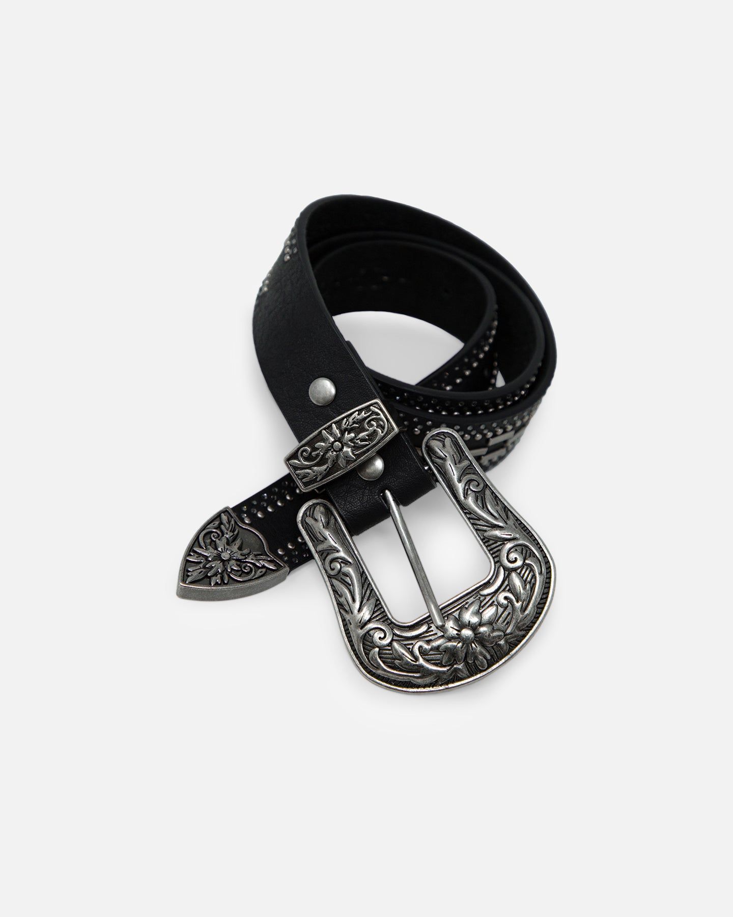 MATIN BUCKLE LEATHER BELT IN BLACK – Matin Kim