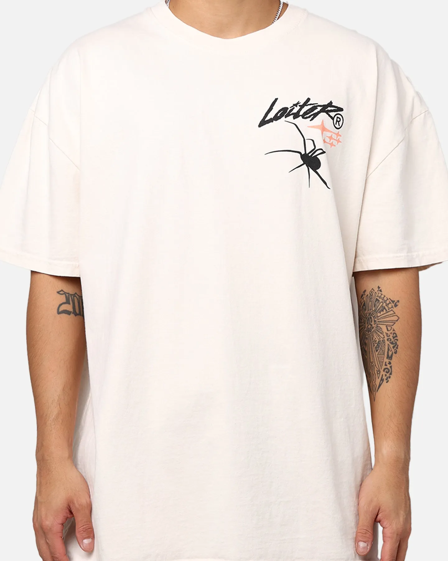 Loiter Tough Love T-Shirt Off White sold by Culture Kings product image thumbnail 4