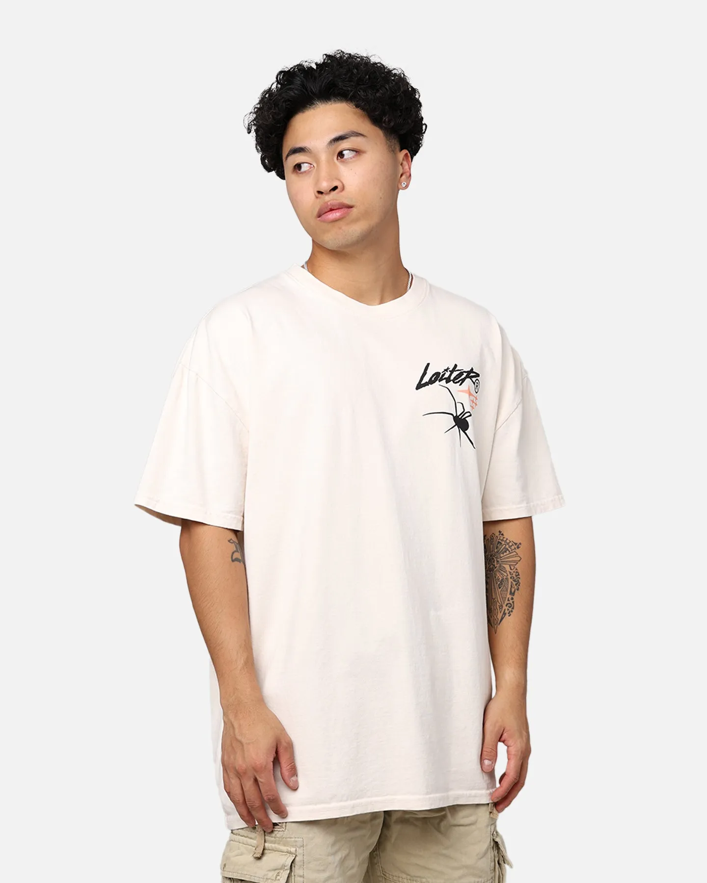 Loiter Tough Love T-Shirt Off White sold by Culture Kings product image thumbnail 2