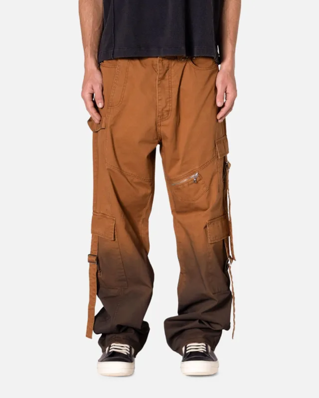 MNML Ultra Baggy Locomotive Denim Pants Brown sold by Culture Kings