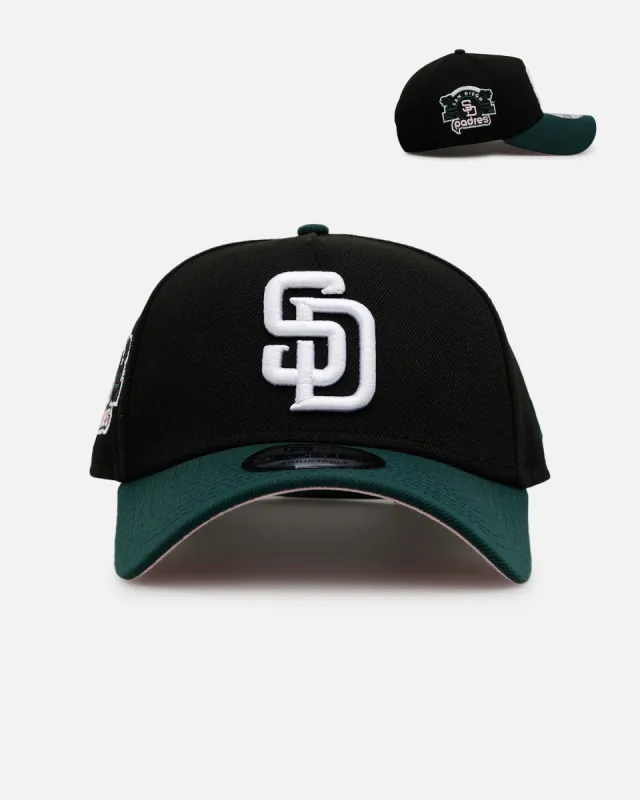 New Era San Diego Padres 'Black Dark Green' 9FORTY A-Frame Snapback Black/Dark Green sold by Culture Kings