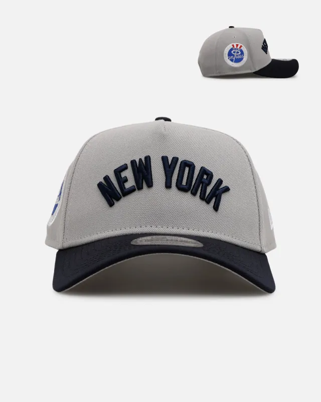 New Era New York Yankees 'Away Greys' 9FORTY A-Frame Snapback Grey sold by Culture Kings