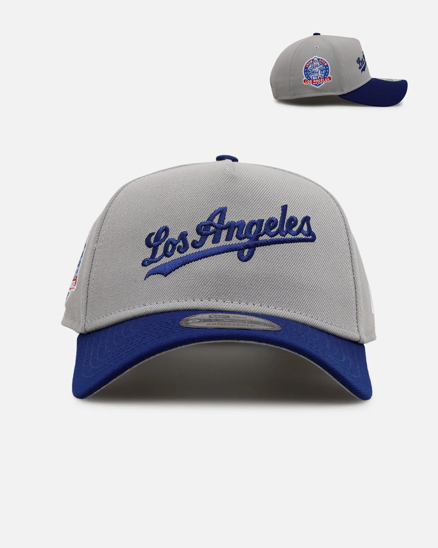 New Era Los Angeles Dodgers 'Away Greys' 9FORTY A-Frame Snapback Grey sold by Culture Kings