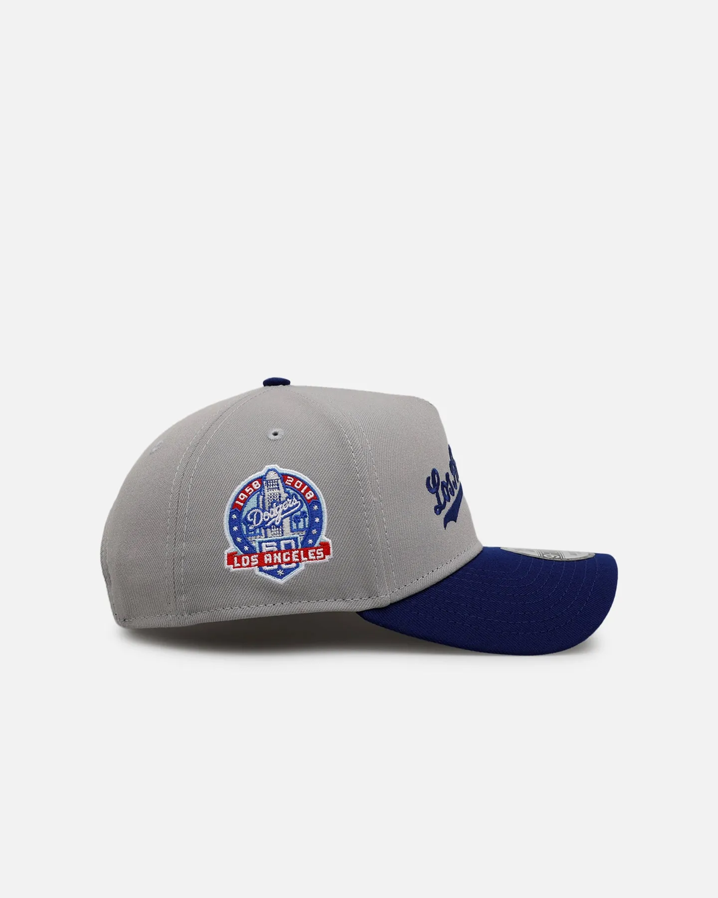 New Era Los Angeles Dodgers 'Away Greys' 9FORTY A-Frame Snapback Grey sold by Culture Kings product image thumbnail 3