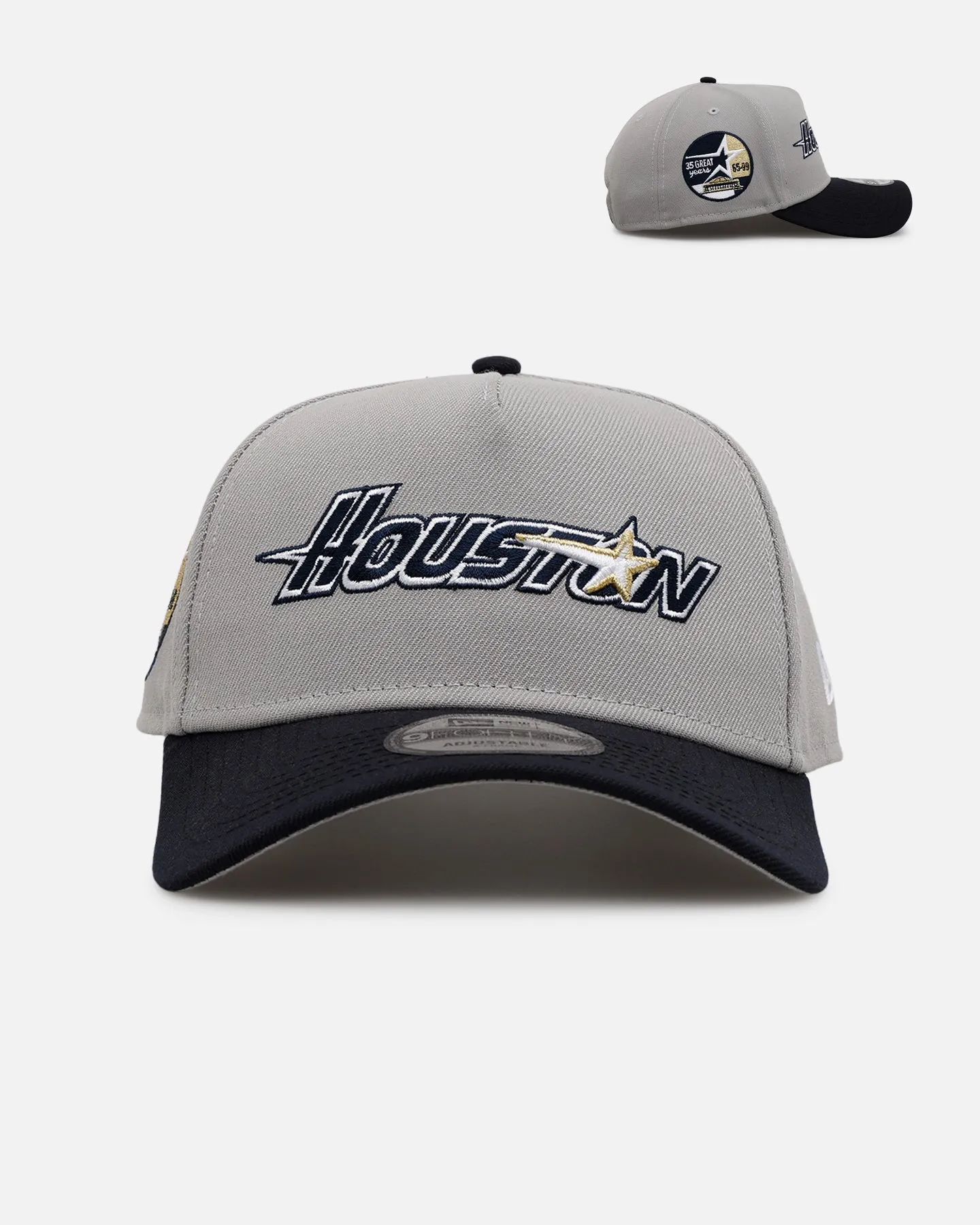 New Era Houston Astros 'Away Greys' 9FORTY A-Frame Snapback Grey sold by Culture Kings