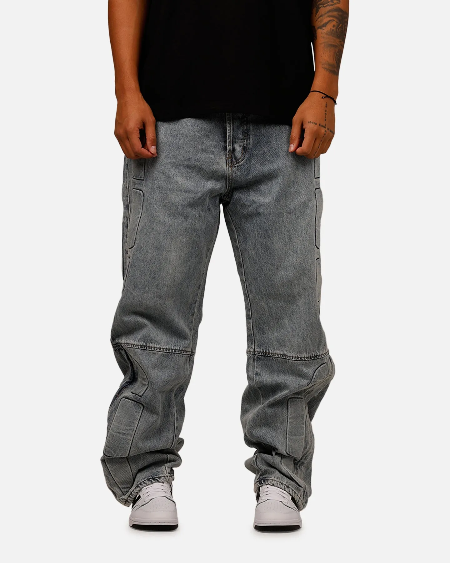 MNML Ultra Baggy Padded Denim Pants Blue sold by Culture Kings