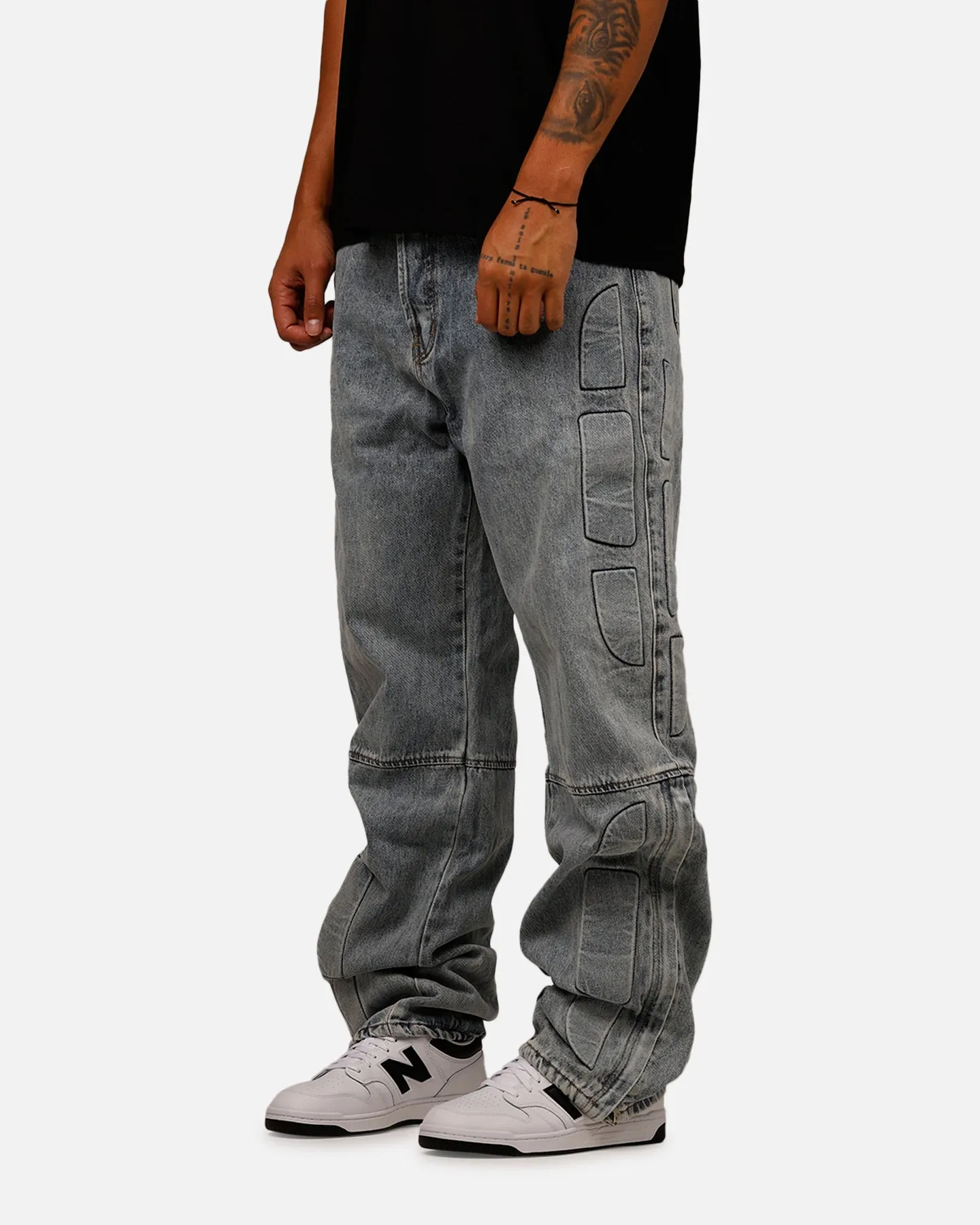 MNML Ultra Baggy Padded Denim Pants Blue sold by Culture Kings product image thumbnail 4