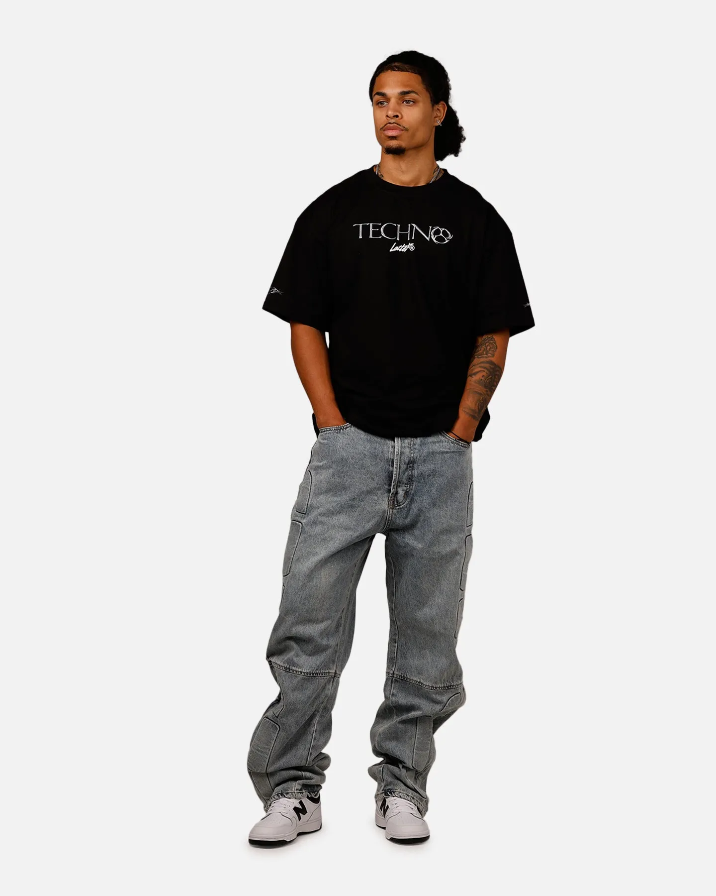 MNML Ultra Baggy Padded Denim Pants Blue sold by Culture Kings product image thumbnail 2