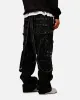 MNML Ultra Baggy Studd Cargo Denim Pants Black sold by Culture Kings