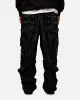 MNML Ultra Baggy Studd Cargo Denim Pants Black sold by Culture Kings