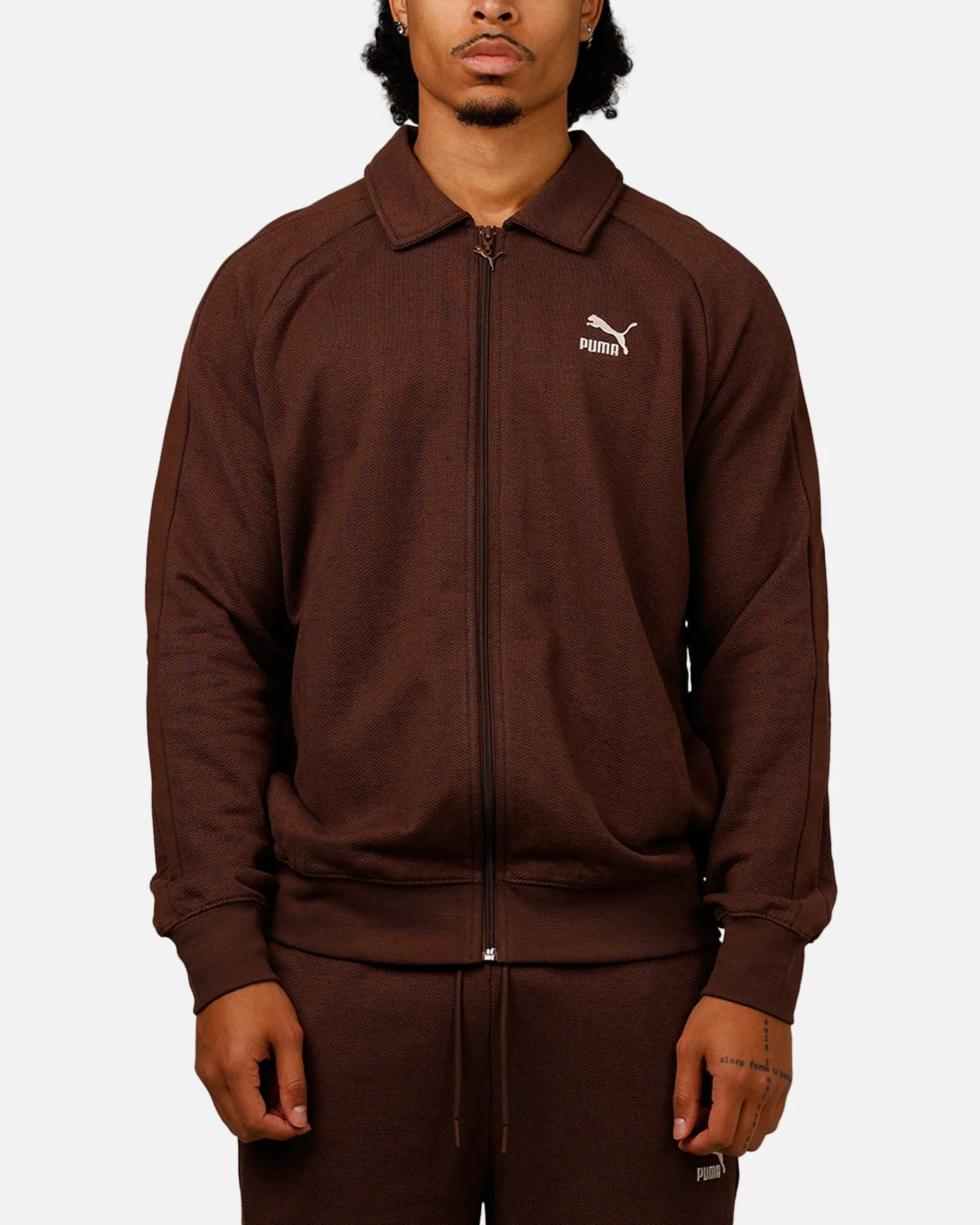 Puma T7 Track Jacket Brown sold by Culture Kings