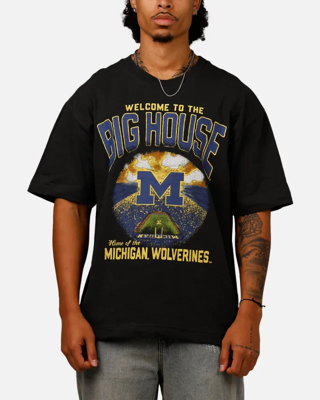 47 Brand Michigan Wolverines 'NCAA Trophy Case' Premium T-Shirt Black sold by Culture Kings