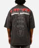 Loiter Digital Insanity Vintage Mock T-Shirt Charcoal sold by Culture Kings