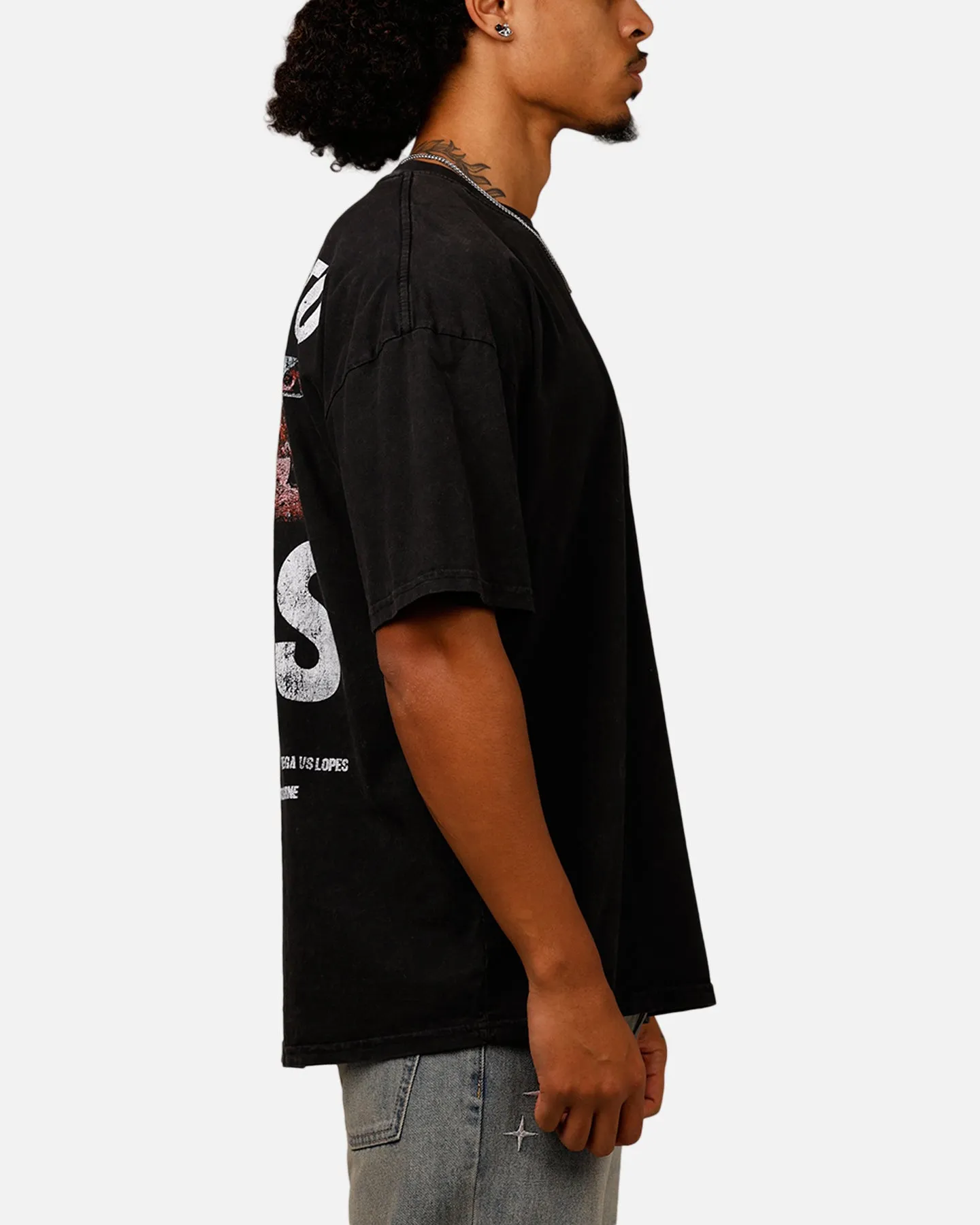 UFC By Culture Kings Noche Logo T-Shirt Black Acidwash sold by Culture Kings product image thumbnail 4