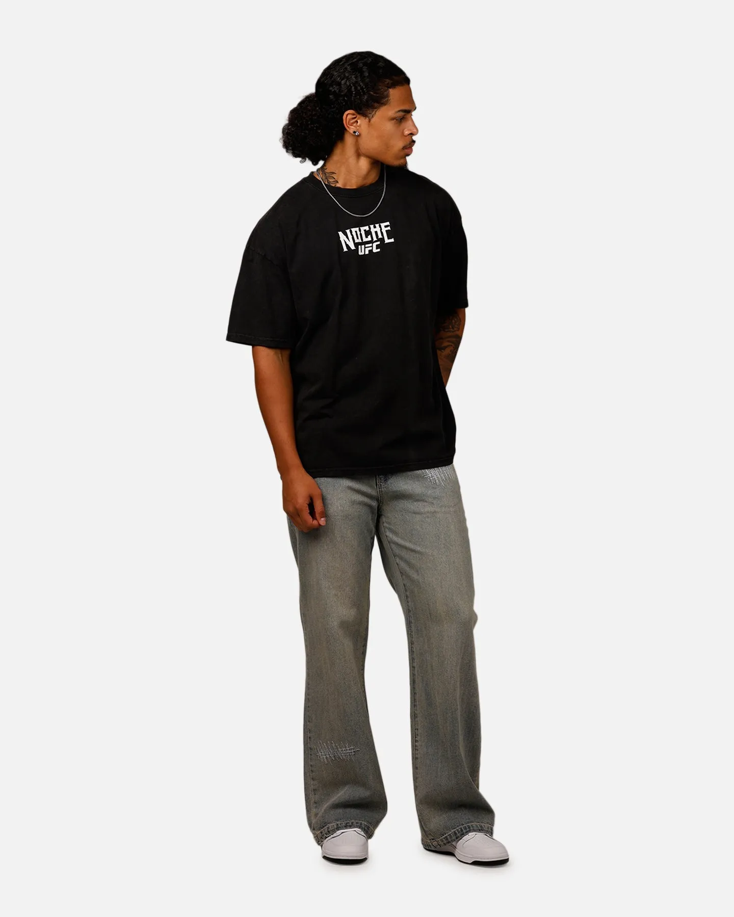 UFC By Culture Kings Noche Logo T-Shirt Black Acidwash sold by Culture Kings product image thumbnail 3