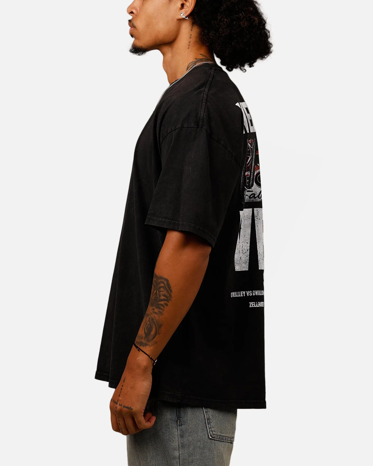 UFC By Culture Kings Noche Logo T-Shirt Black Acidwash sold by Culture Kings product image thumbnail 5