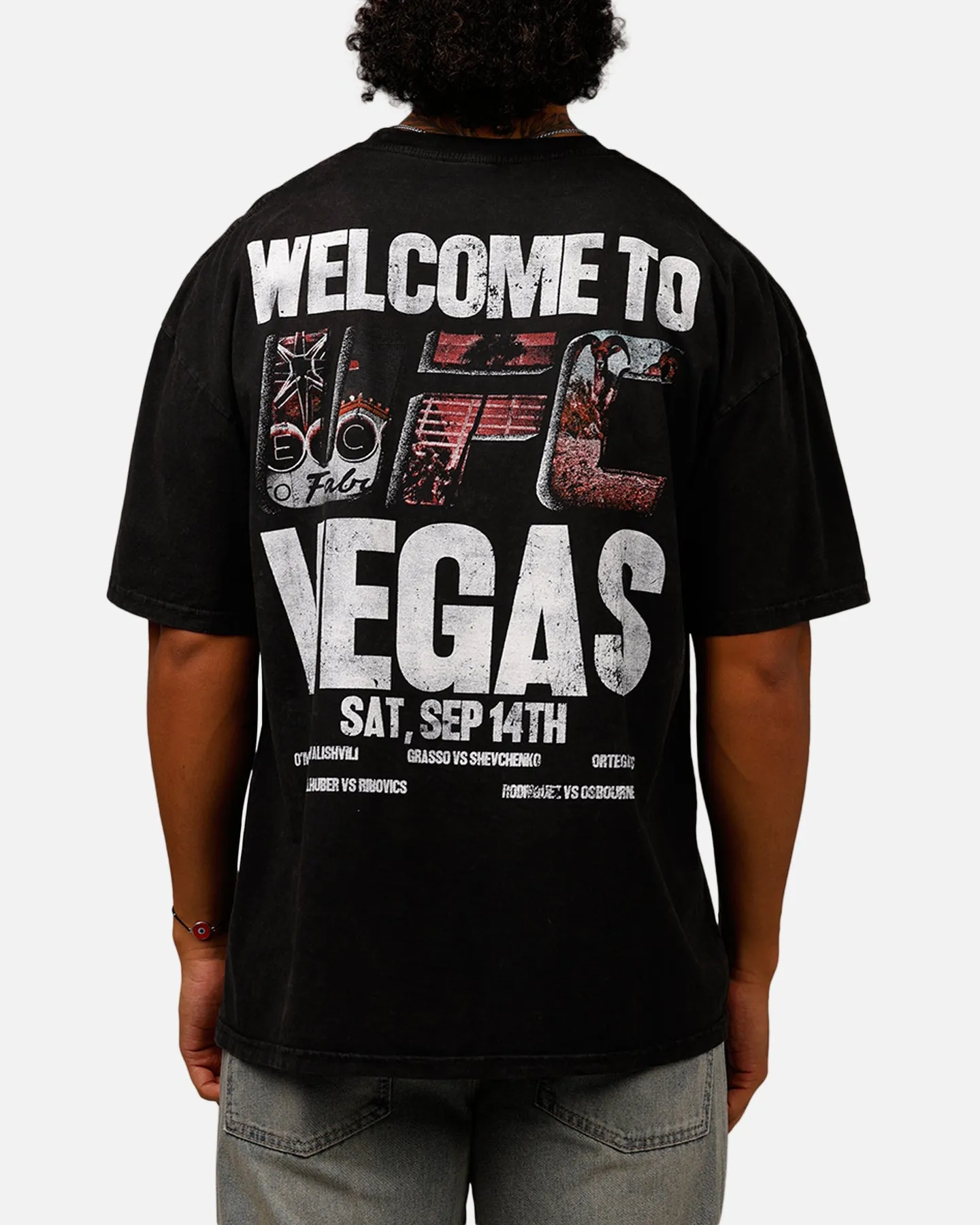 UFC By Culture Kings Noche Logo T-Shirt Black Acidwash sold by Culture Kings