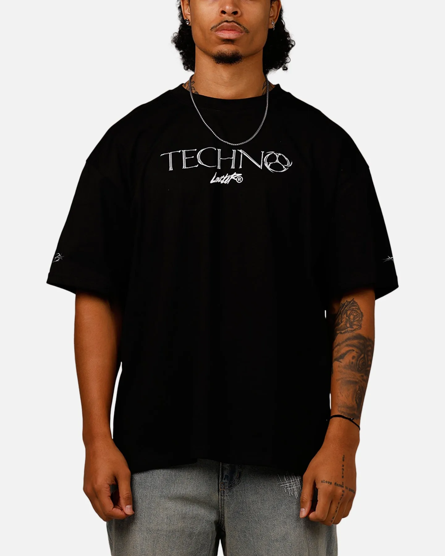 Loiter Techno T-Shirt Black sold by Culture Kings product image thumbnail 2