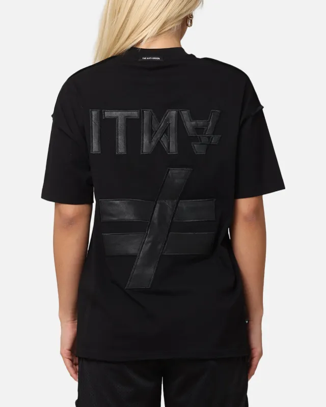 The Anti Order Symbolism Non Seam Oversized T-Shirt Black/Black sold by Culture Kings