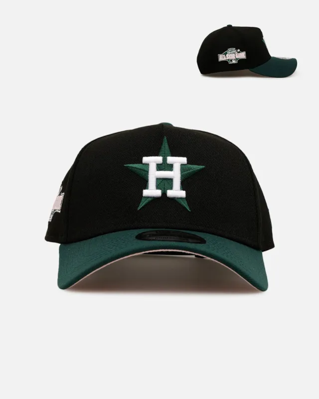 New Era Houston Astros 'Black Dark Green' 9FORTY A-Frame Snapback Black/Dark Green sold by Culture Kings