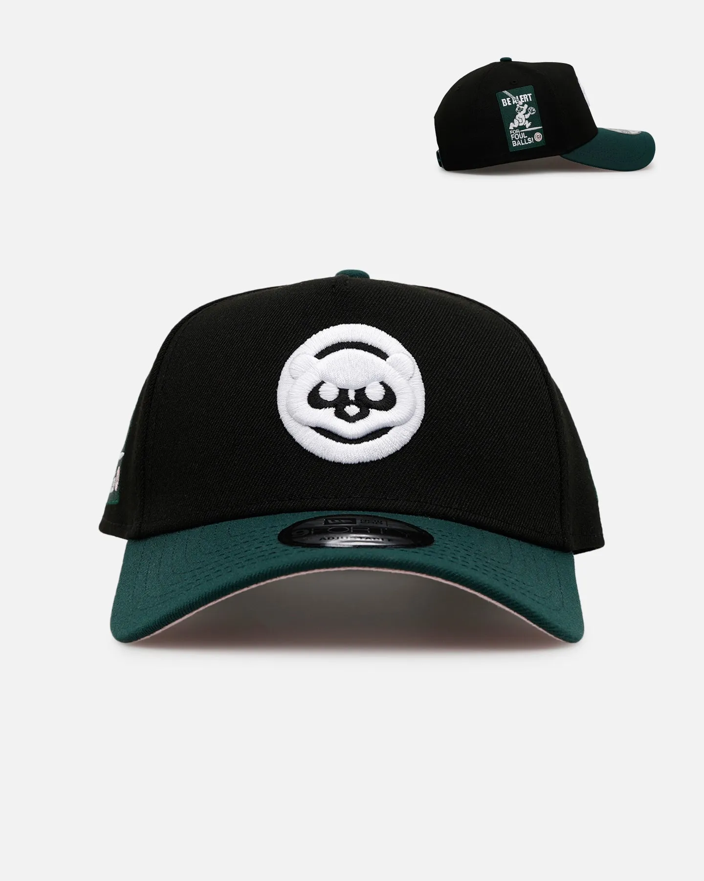 New Era Chicago Cubs 'Black Dark Green' 9FORTY A-Frame Snapback Black/Dark Green sold by Culture Kings
