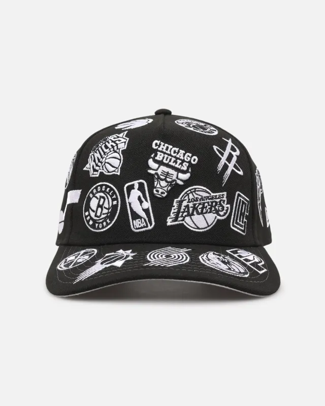 New Era NBA 'All Over Leagues' 9FORTY A-Frame Snapback Black sold by Culture Kings