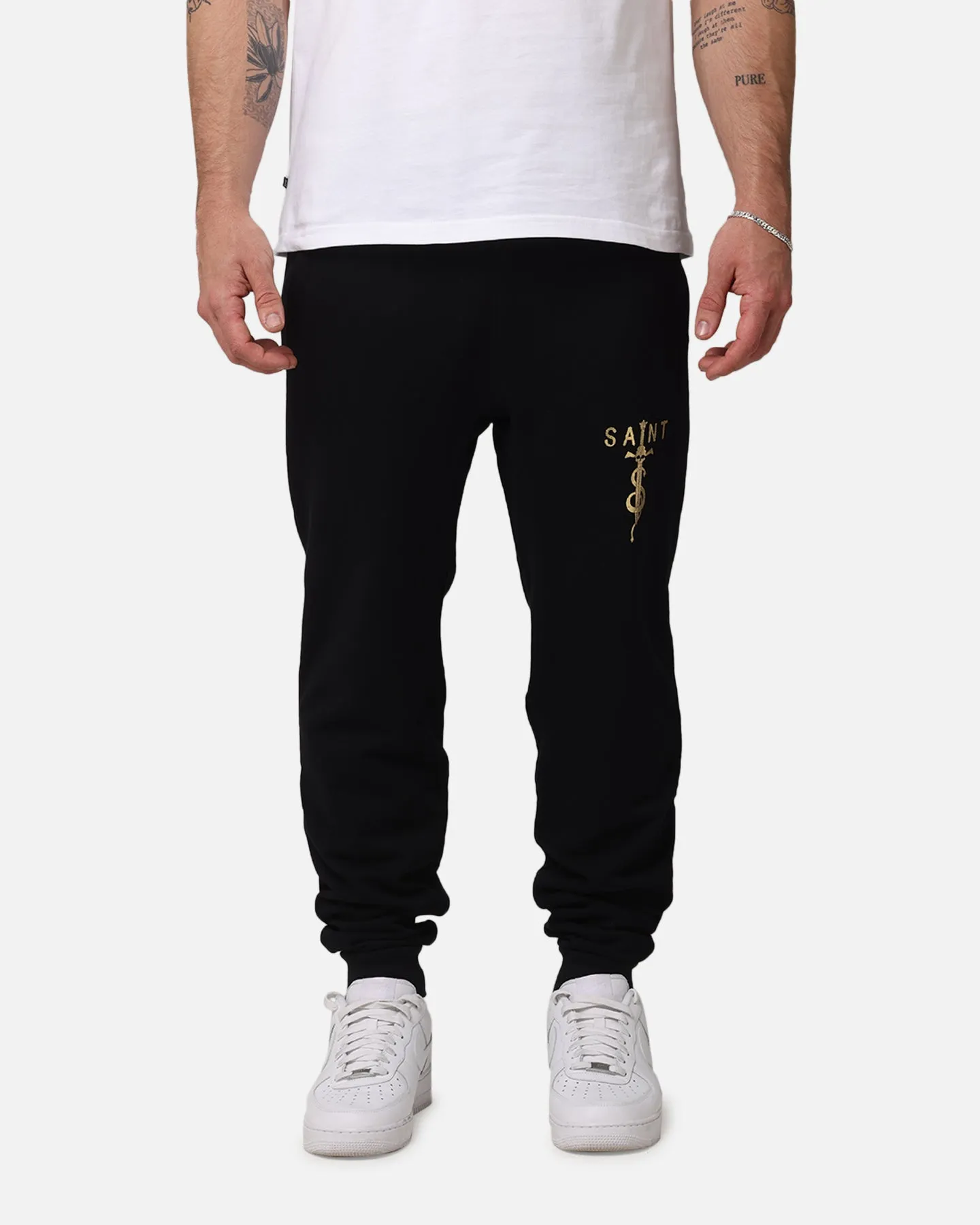 Saint Morta Daggers Sweatpants Black/Gold sold by Culture Kings