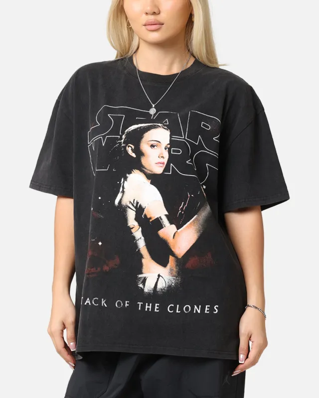 Star Wars Episode II Vintage T-Shirt Black Acidwash sold by Culture Kings