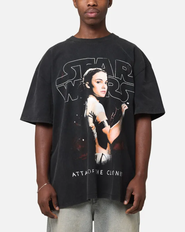 Star Wars Episode II Vintage T-Shirt Black Acidwash sold by Culture Kings