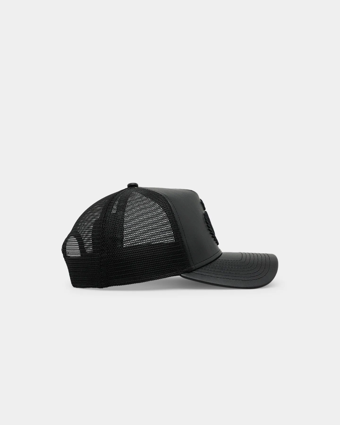 New Era x Culture Kings 9FORTY A-Frame Trucker Snapback Black sold by Culture Kings product image thumbnail 3