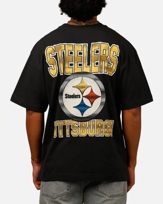 47 Brand Pittsburgh Steelers 'NFL Trophy Case' Premium T-Shirt Black sold by Culture Kings