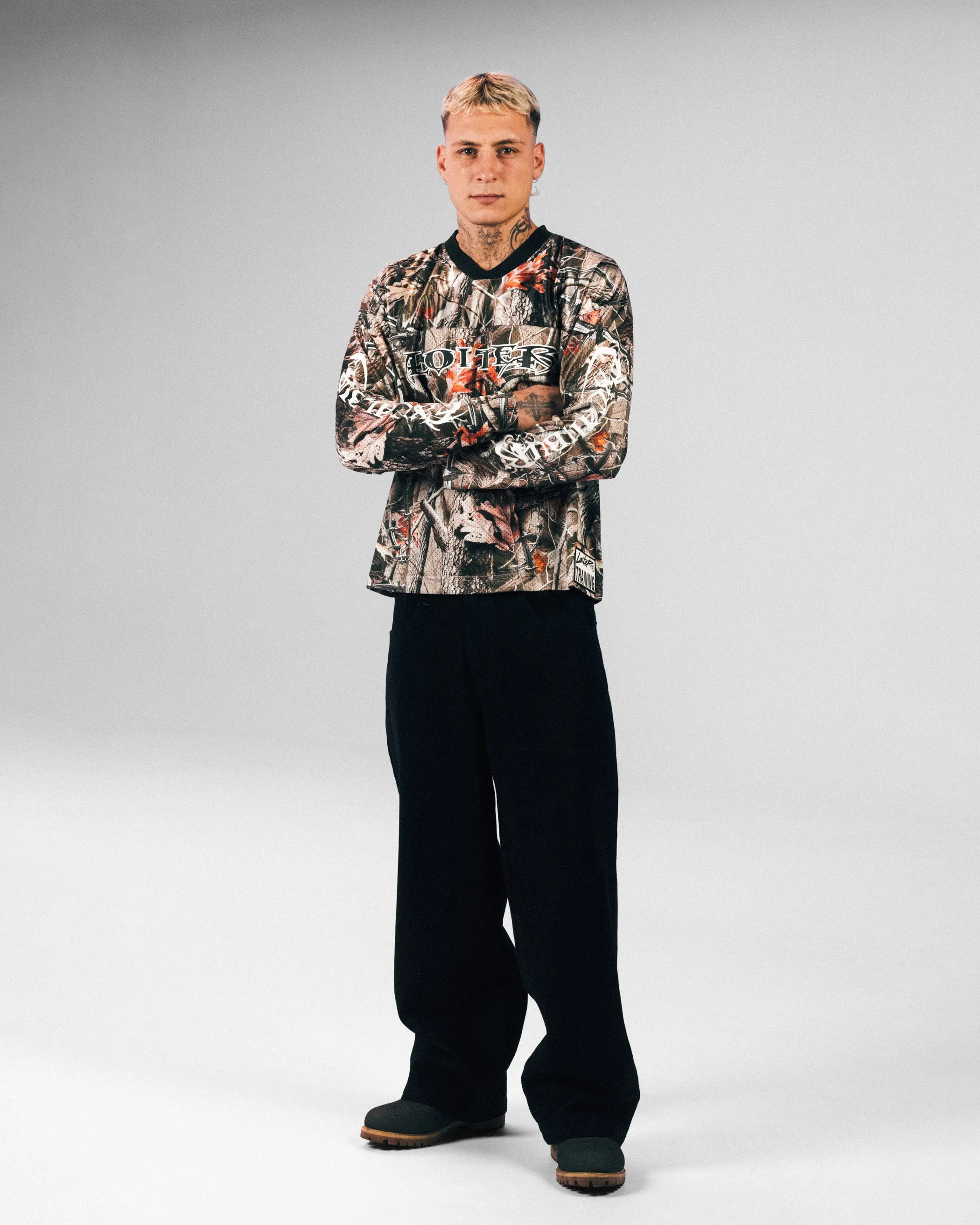 Loiter Long Sleeve Training Jersey Real Treet Camo sold by Culture Kings product image thumbnail 2