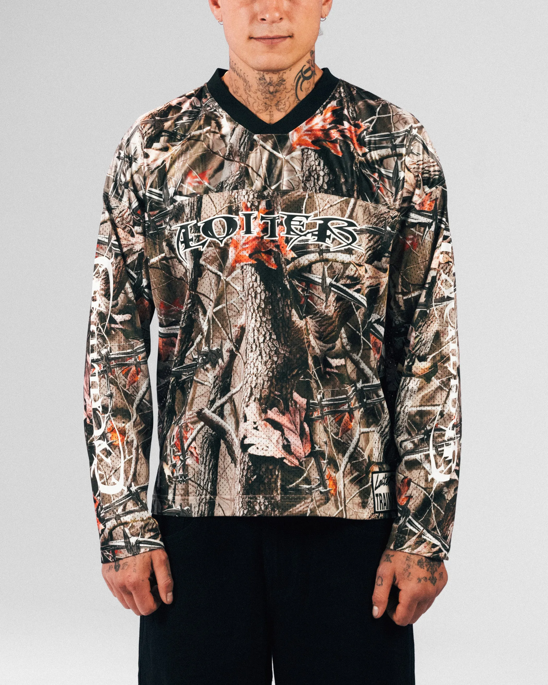 Loiter Long Sleeve Training Jersey Real Treet Camo sold by Culture Kings product image thumbnail 3