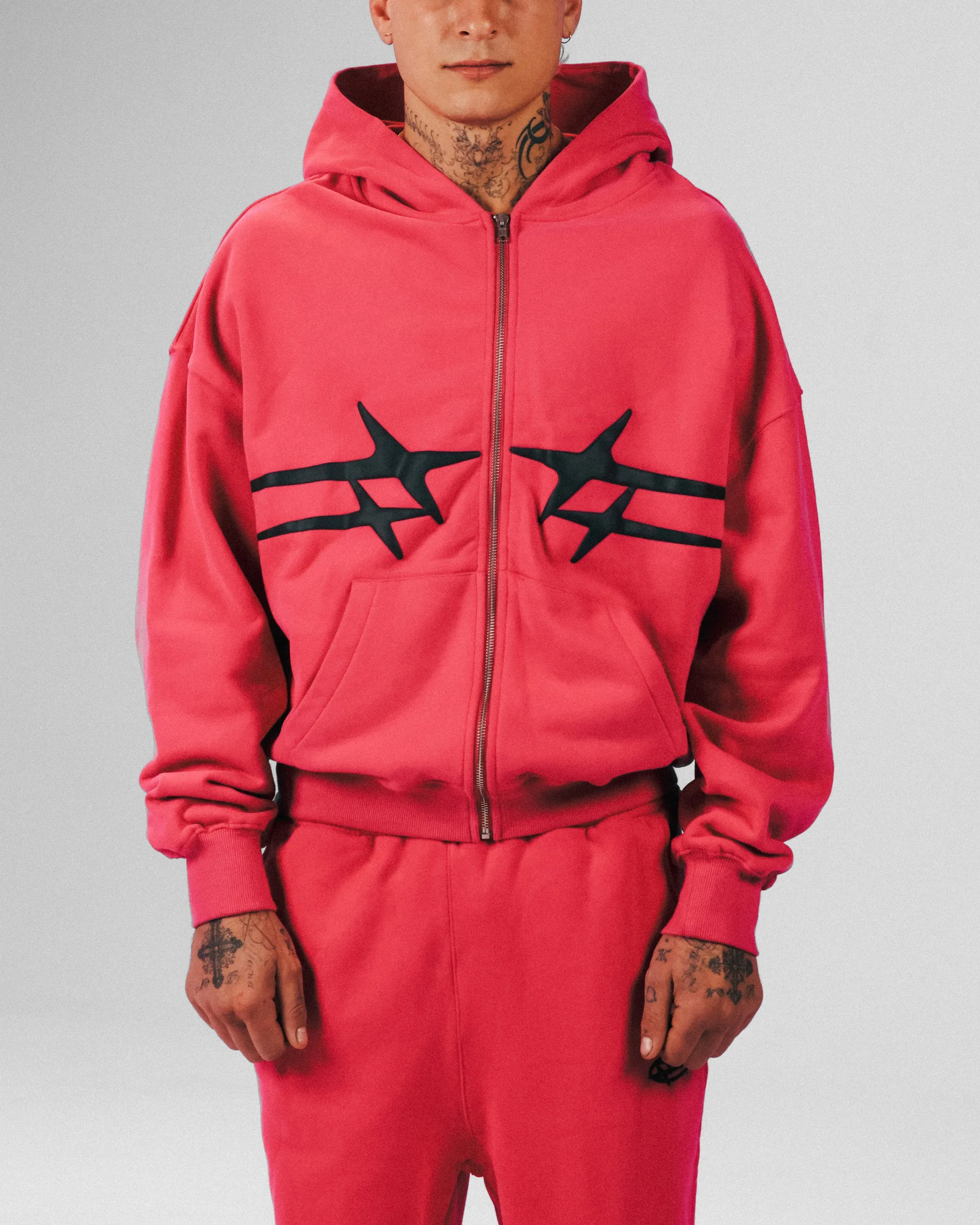 Loiter Celestial Full Zip Hoodie Pink sold by Culture Kings