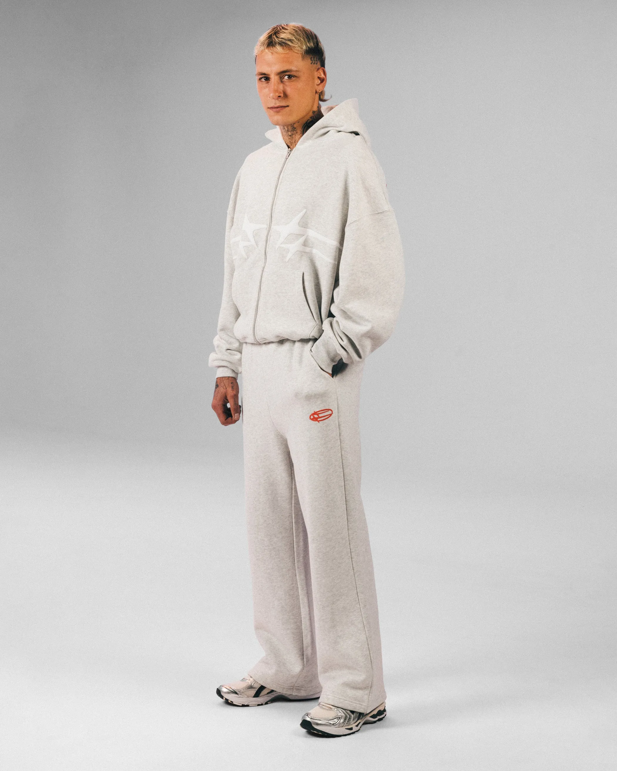 Loiter Celestial Sweat Pants Light Grey Marl sold by Culture Kings product image thumbnail 2