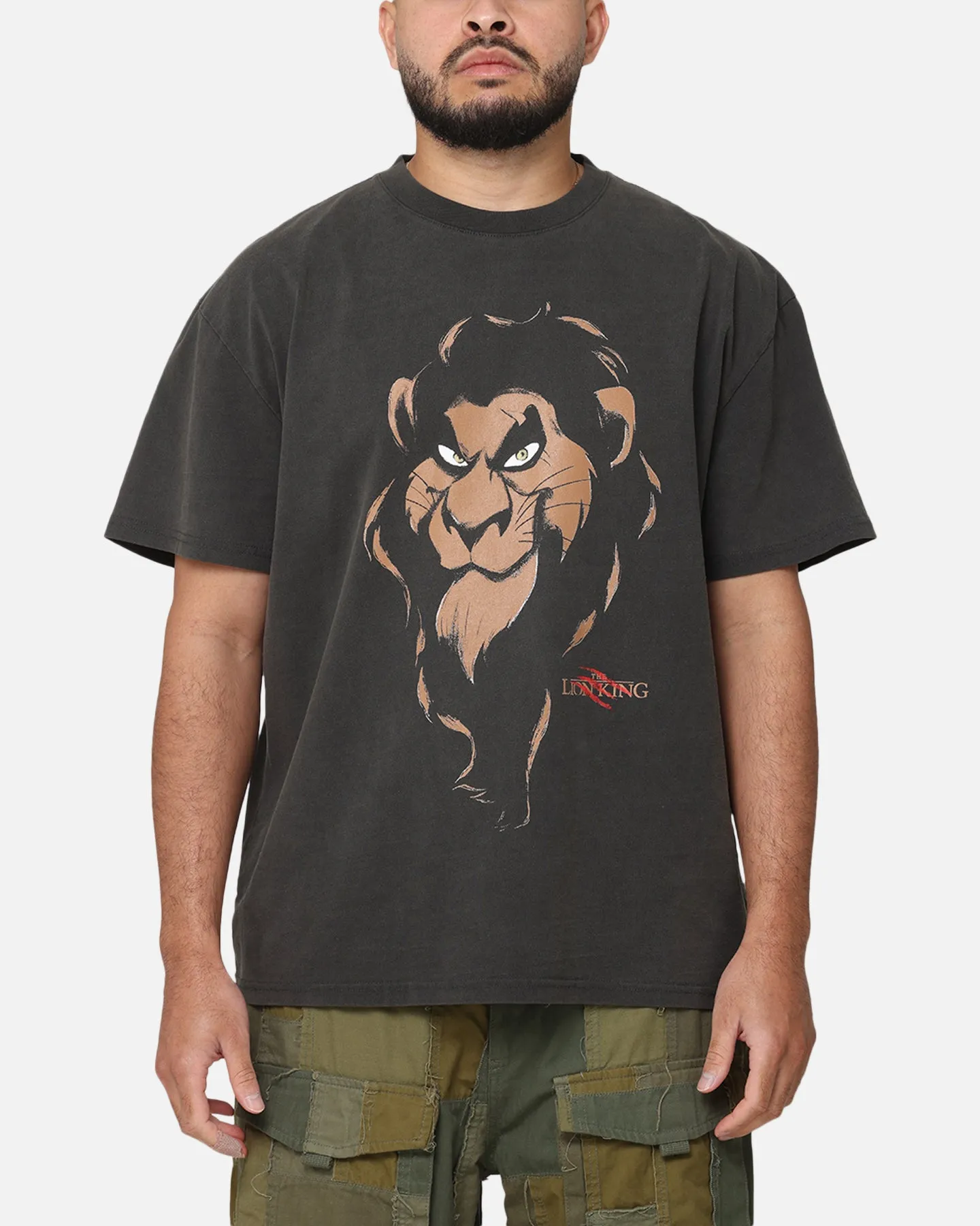American Thrift Disney The Lion King Scar Heavyweight T-Shirt Black Wash sold by Culture Kings