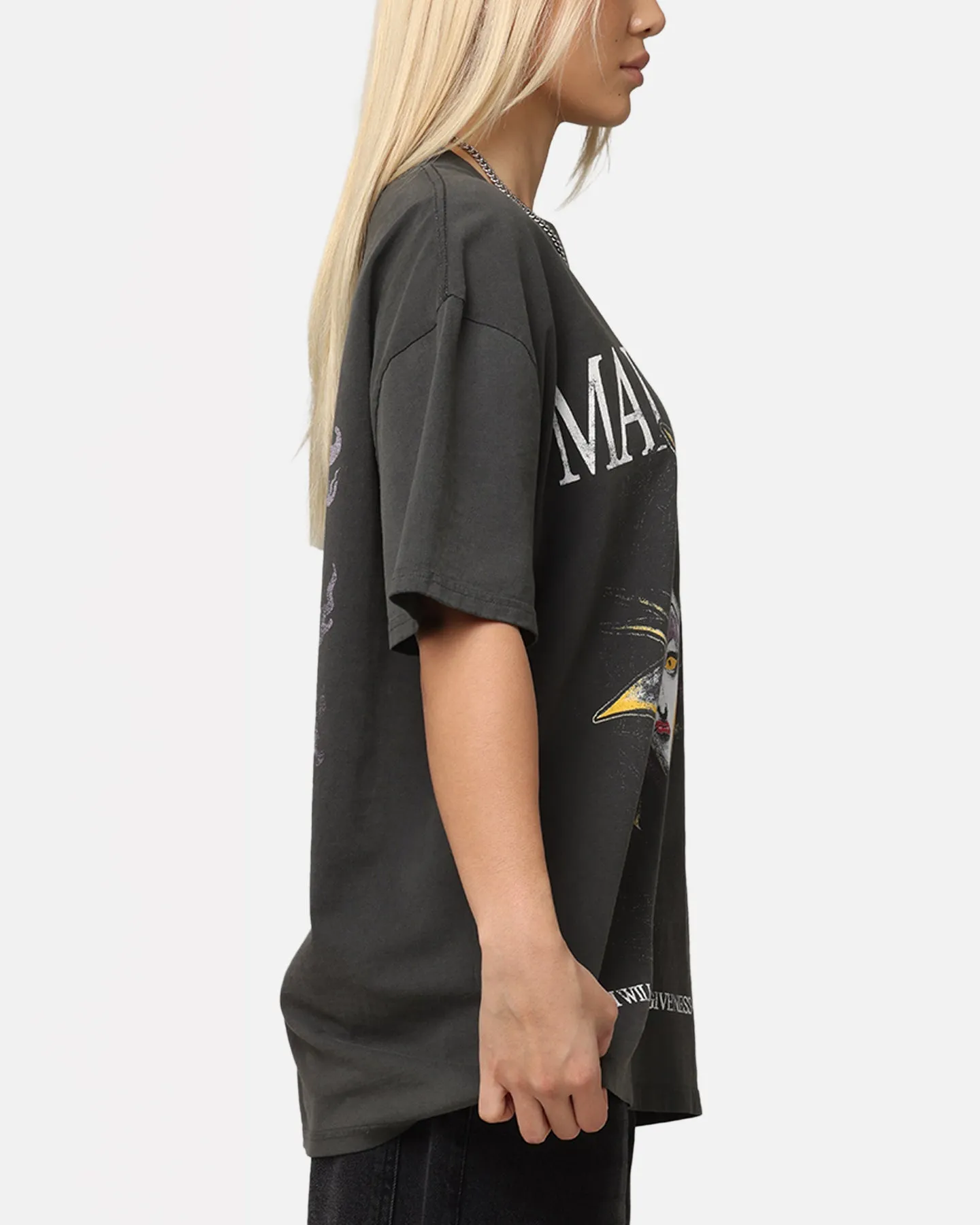 American Thrift Disney Maleficent Heavyweight T-Shirt Black Wash sold by Culture Kings product image thumbnail 5