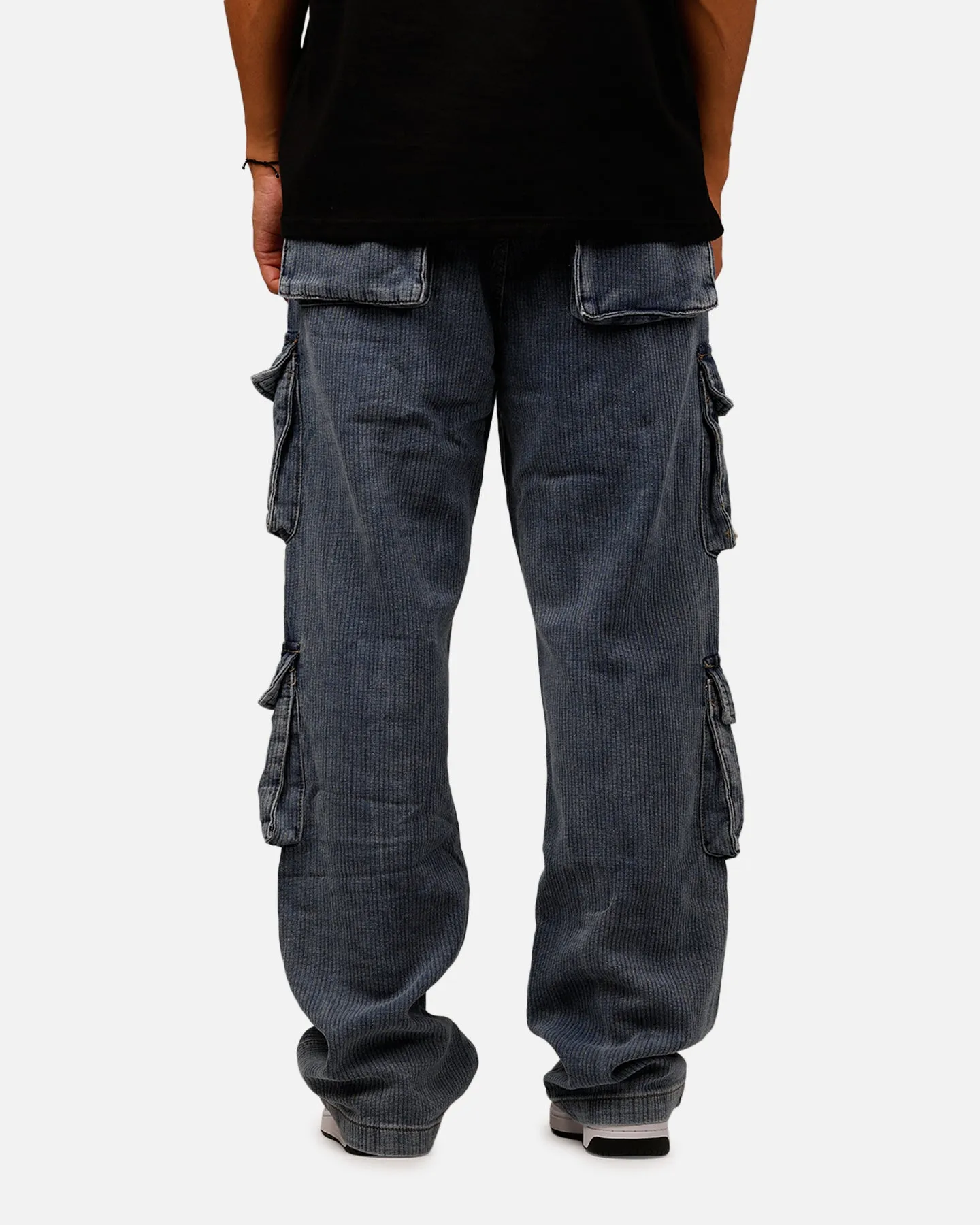 MNML Ultra Baggy Corduroy Cargo Pants Vintage Blue sold by Culture Kings product image thumbnail 5