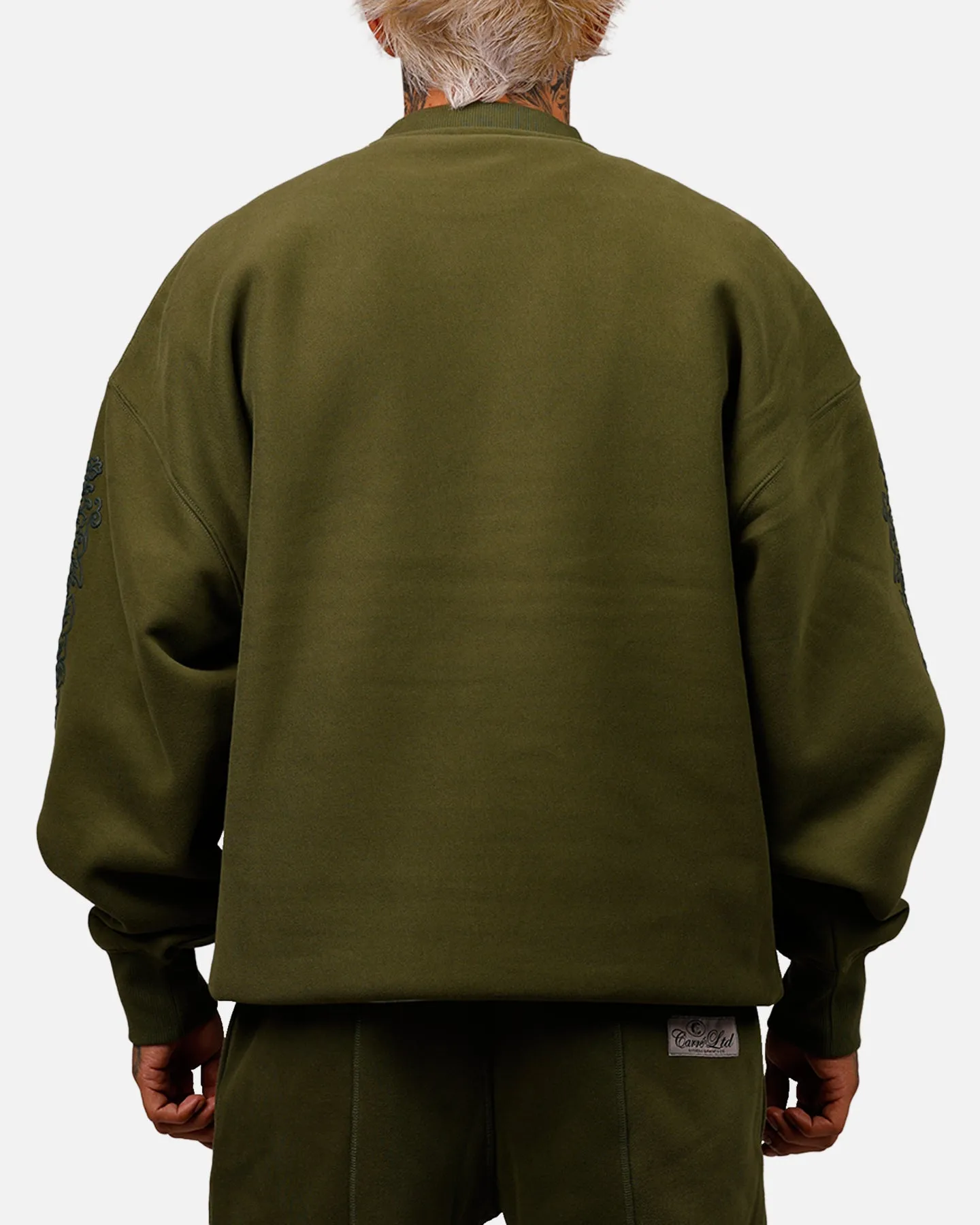 Carre Botanical Oversized Crewneck Forest Green sold by Culture Kings product image thumbnail 2