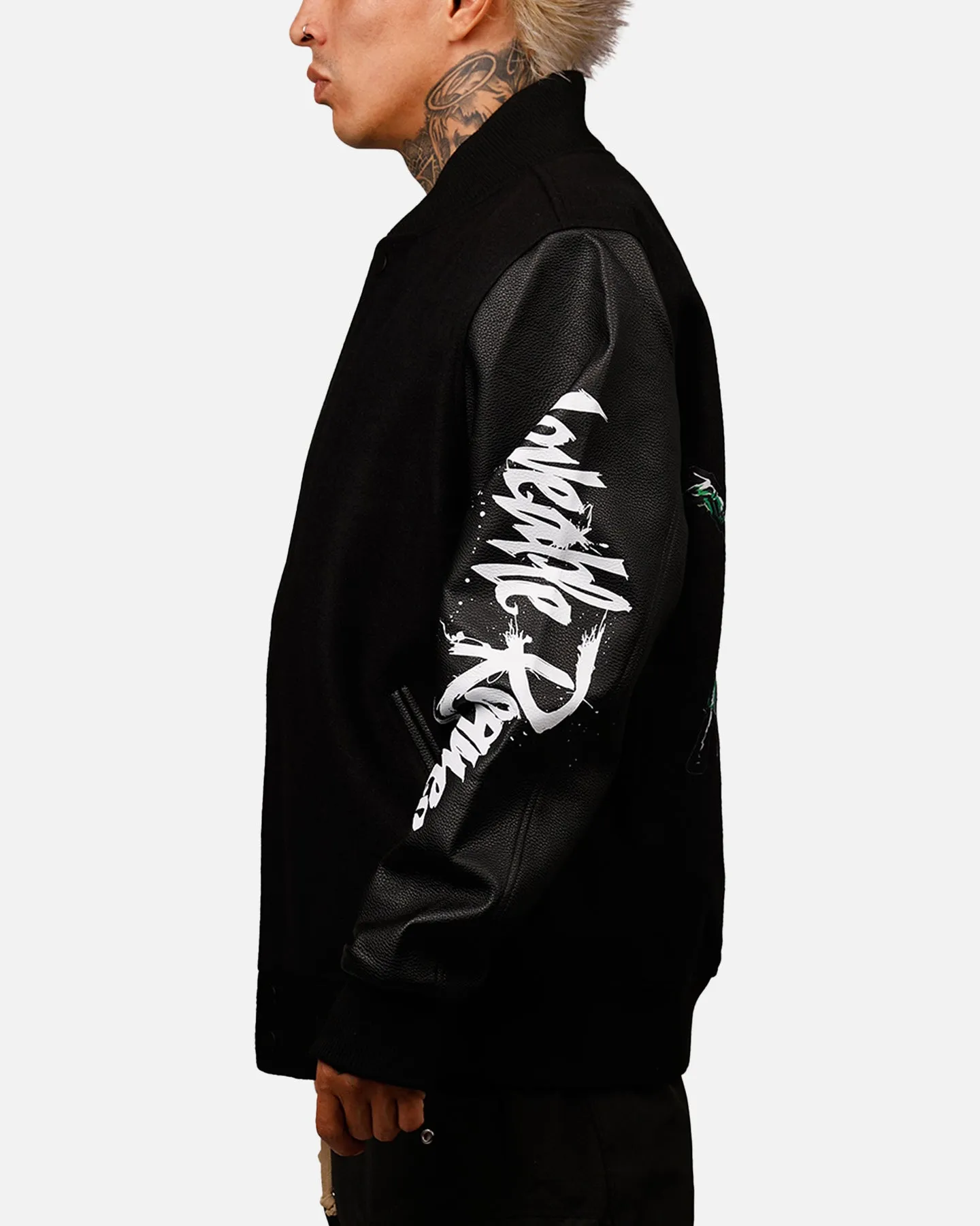 Freeze Max DC Batman Rogues 'Troublemakers' Varsity Jacket Black sold by Culture Kings product image thumbnail 5