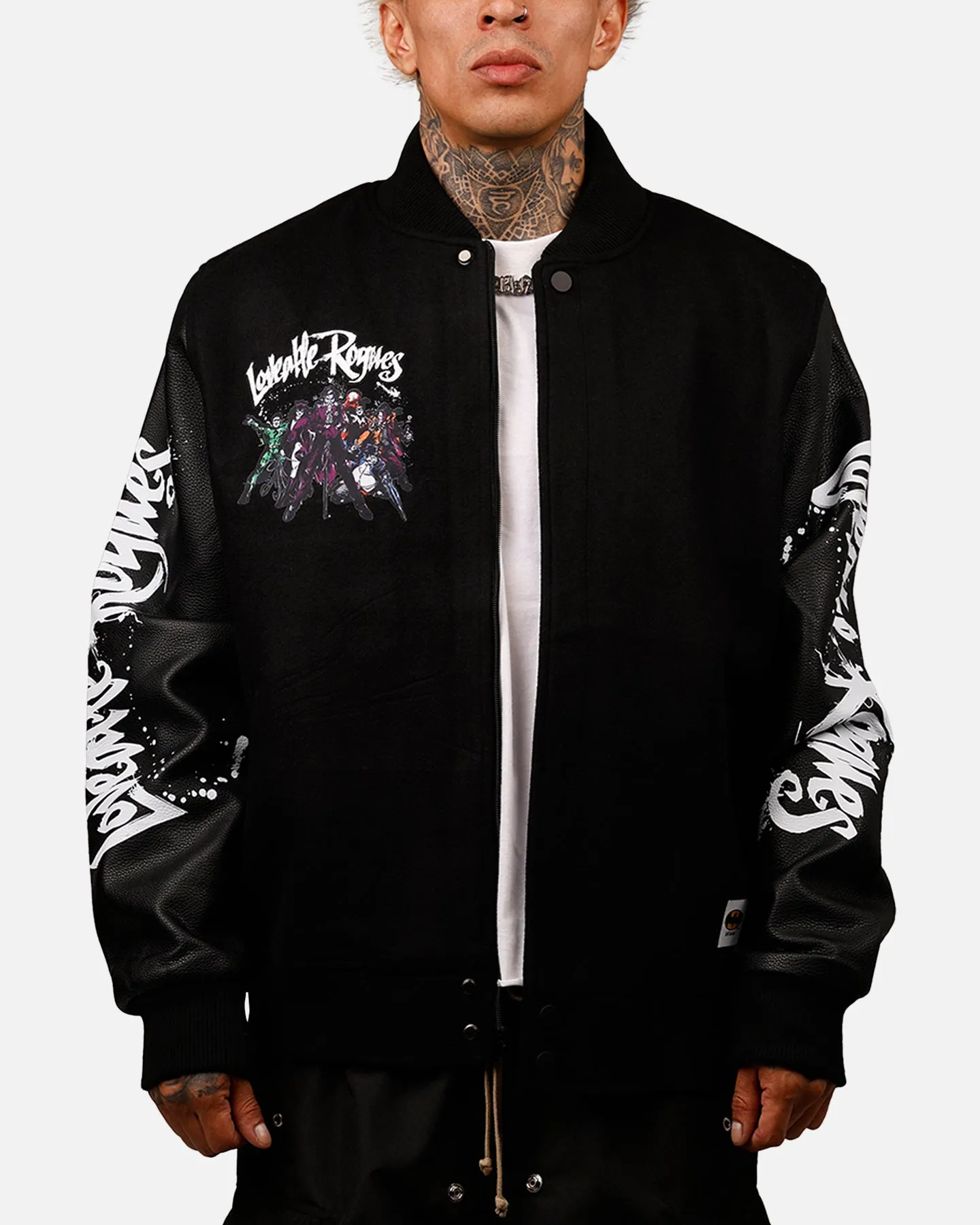 Freeze Max DC Batman Rogues 'Troublemakers' Varsity Jacket Black sold by Culture Kings product image thumbnail 2