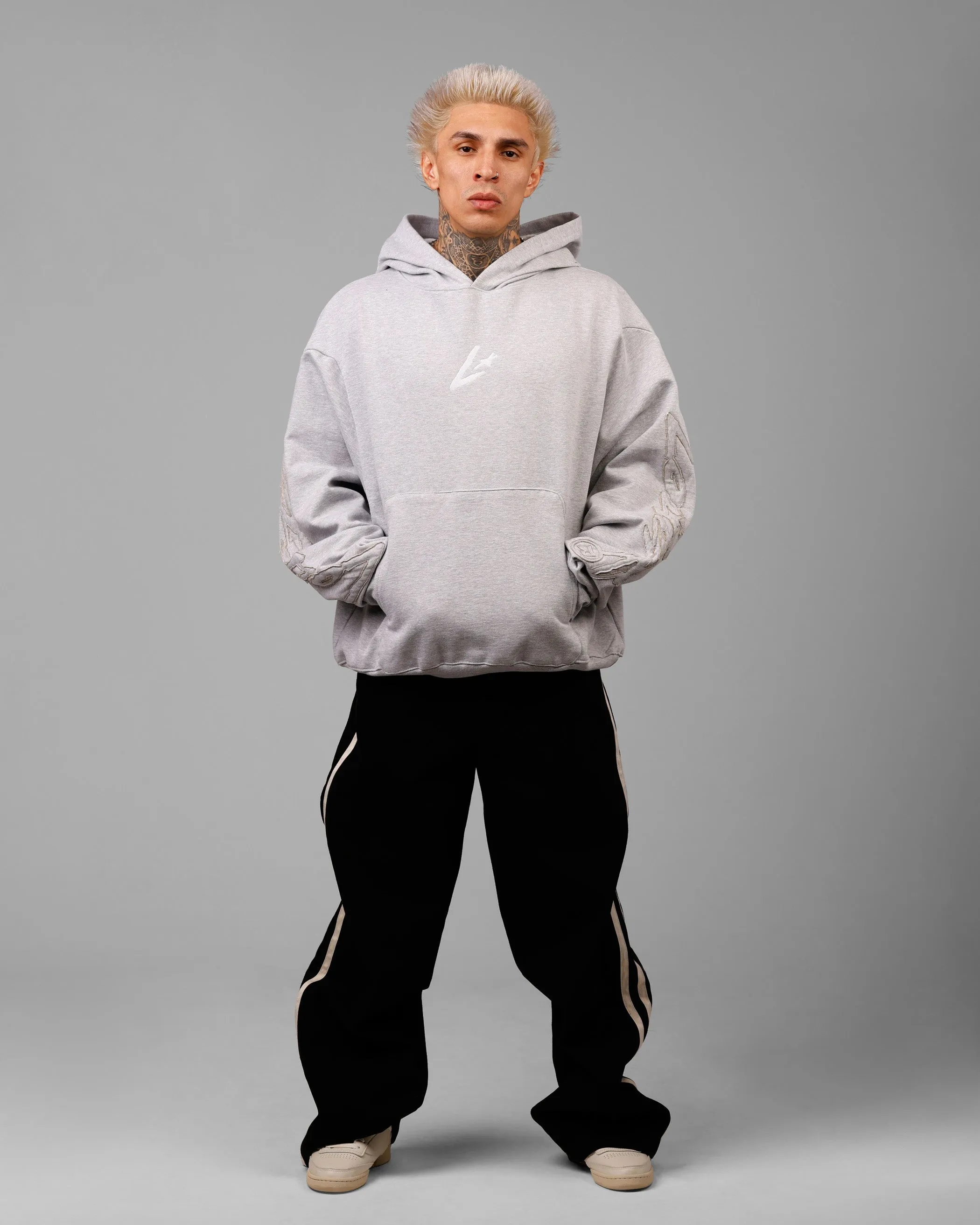 Loiter Dune Hoodie Grey Marle sold by Culture Kings product image thumbnail 4