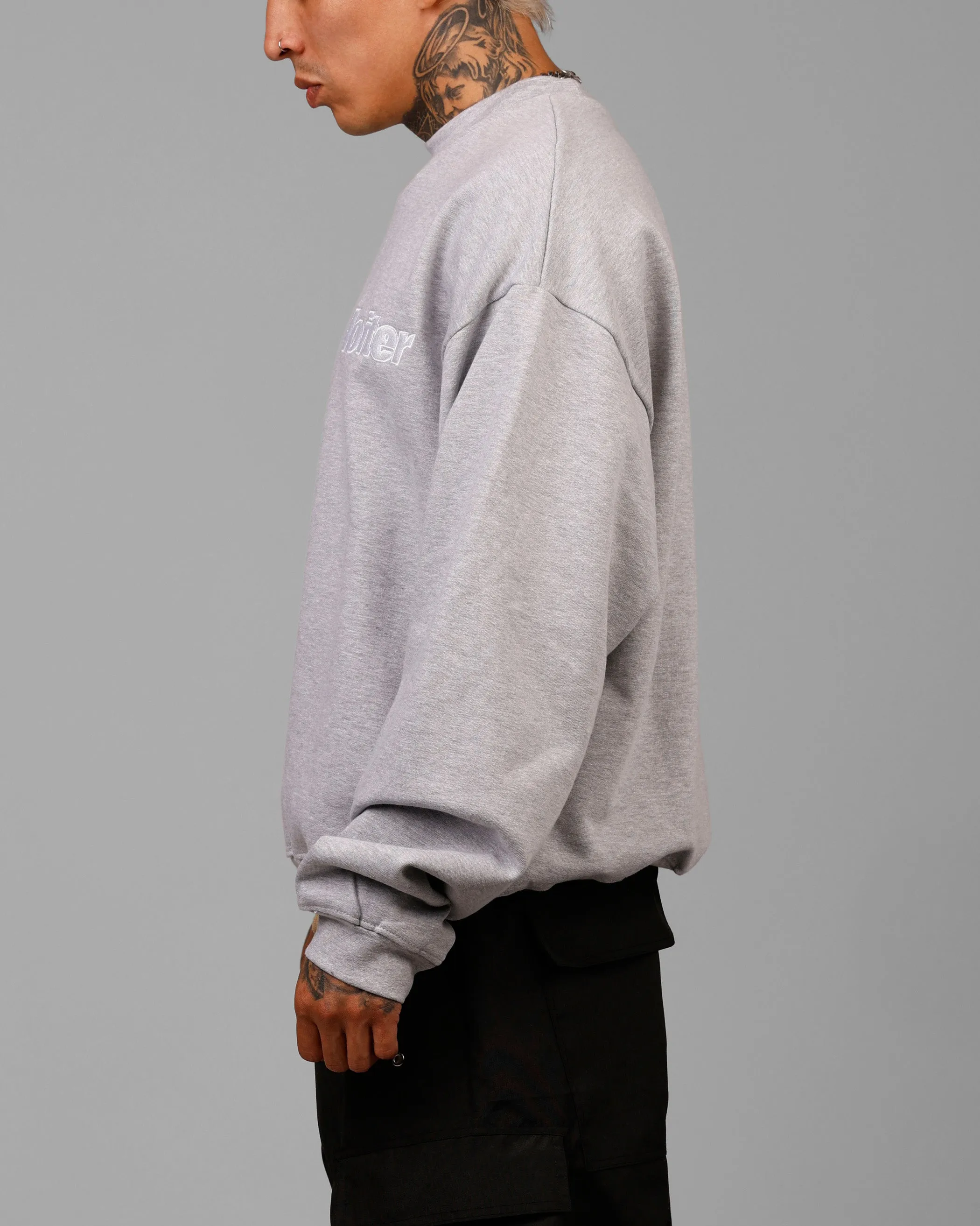 Loiter Freeway Crewneck Grey Marle sold by Culture Kings product image thumbnail 5