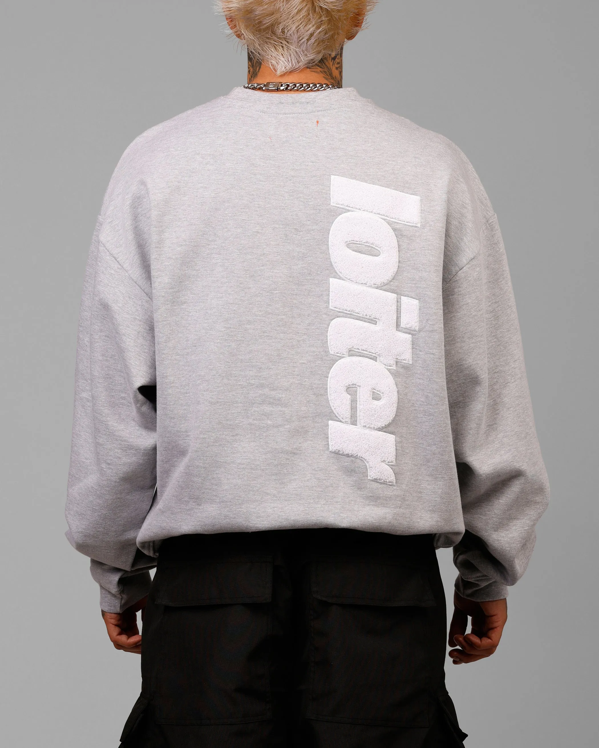 Loiter Freeway Crewneck Grey Marle sold by Culture Kings