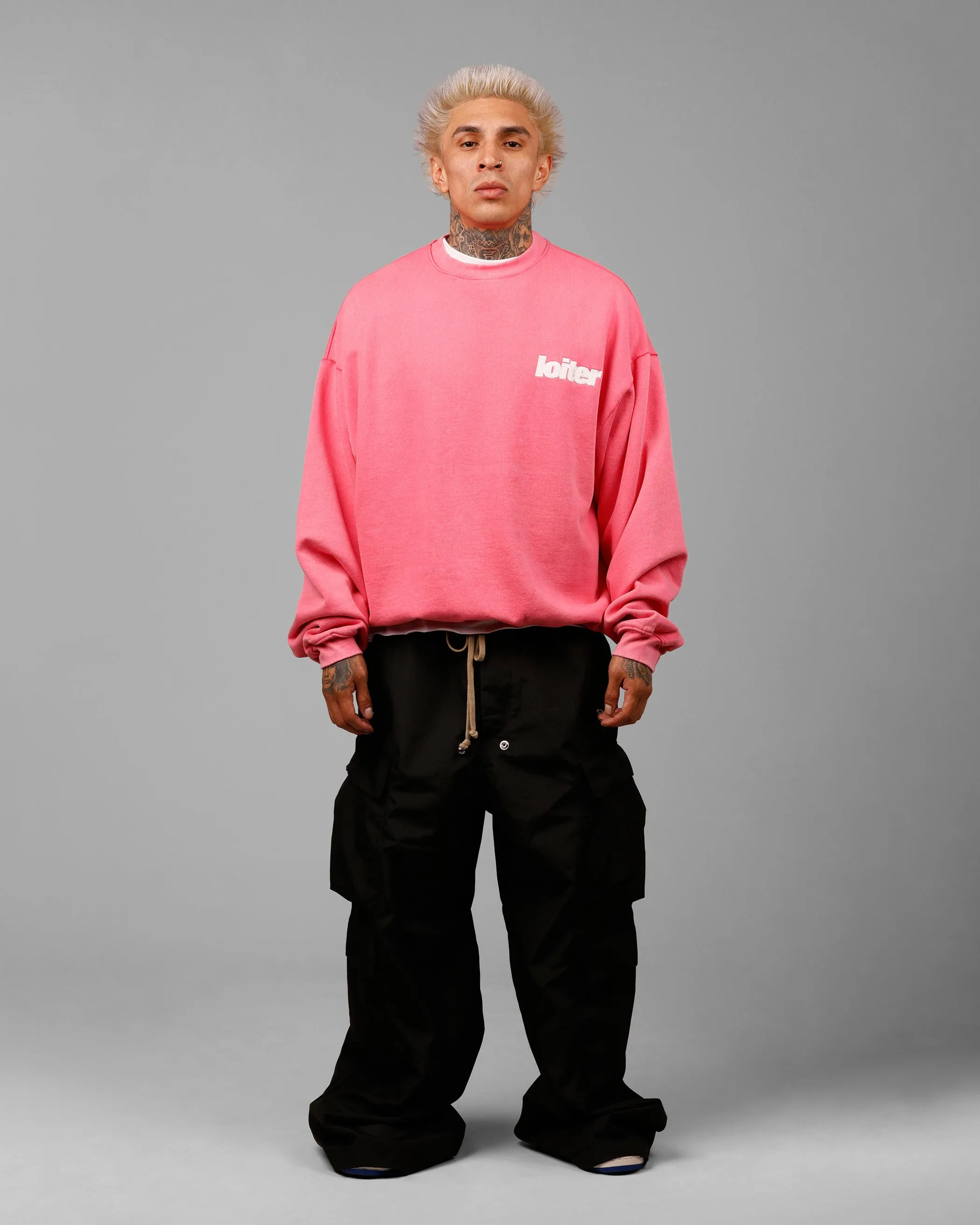 Loiter Freeway Crewneck Pink sold by Culture Kings product image thumbnail 3
