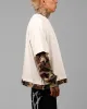 Loiter Impact Long Sleeve T-Shirt Washed White/Camo sold by Culture Kings