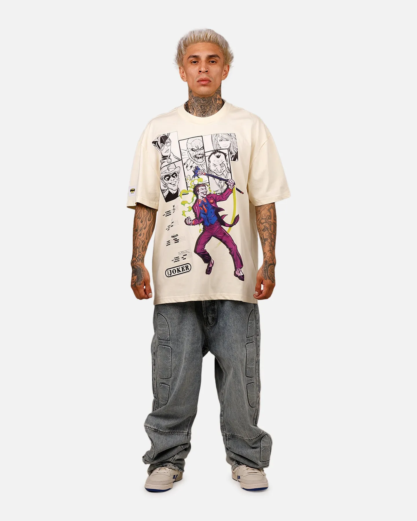 Freeze Max DC Batman The Joker Team Mayhem 'Troublemakers' T-Shirt Eggshell sold by Culture Kings product image thumbnail 3