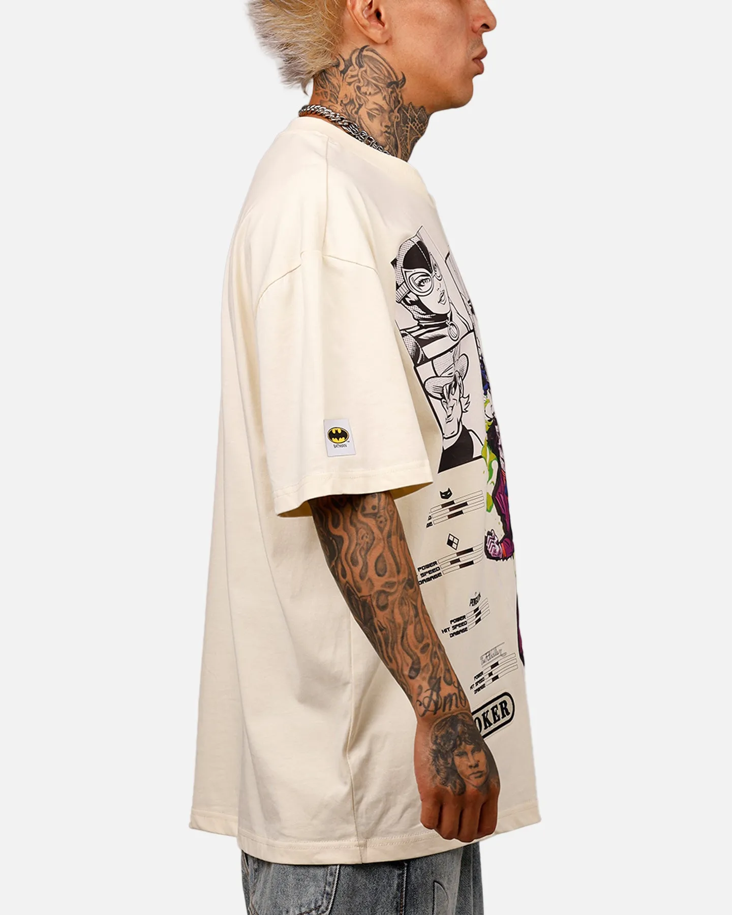 Freeze Max DC Batman The Joker Team Mayhem 'Troublemakers' T-Shirt Eggshell sold by Culture Kings product image thumbnail 4